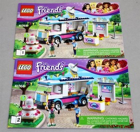 LEGO FRIENDS 41056 Heartlake News Van Retired Complete Set w/Instructions