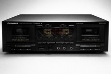 Vintage PIONEER CT-W802R Stereo Dual REC. Cassette Deck Recorder Parts or Repair