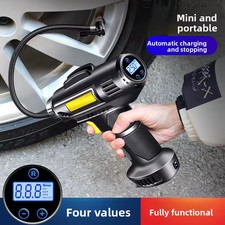 150psi Tire Fast Inflator Air Pump Compressor Led Light For Car Bike Motor Ball