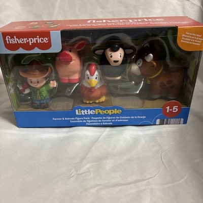 New Fisher Price Little People Farm Pack Farmer Animals 1-5 YO Pretend Imagine