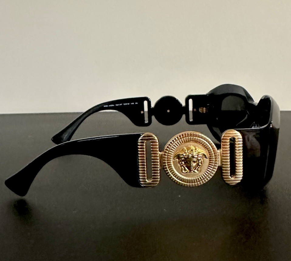 Versace OVE4425U GB1/87 Black Medusa Sunglasses Men Women New w/ Box Case thumbnail 5