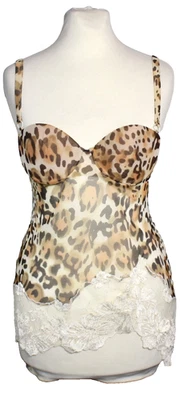 MARVEL BY LA PERLA! DAMEN DESSOUS LEOPARDENMUSTER US34 TOP STRETCH NEU!#O72# - Bild 1 von 4