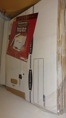 Bankers Box Basic Duty Letter/Legal File Storage Boxes with Lids 10 Pack New