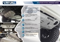 Premium Rival 4Mm AL Unterfahrschutz Motor Getriebe Toyota Landcruiser LC100 J10