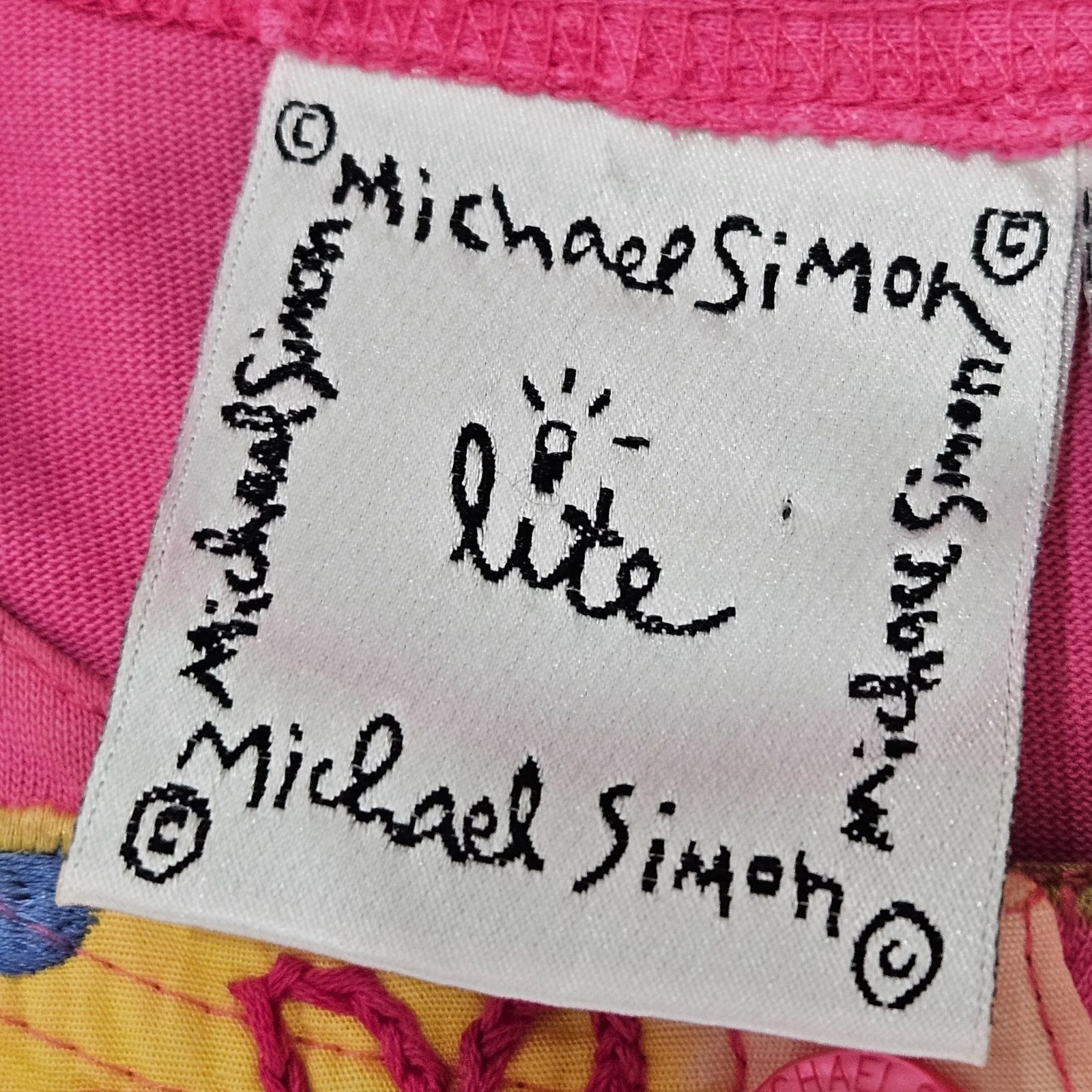 Michael Simon Embroidered Patchwork Cardigan Smal… - image 7