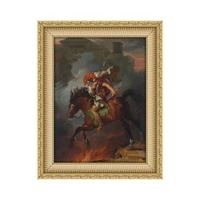 Ornate Gold Wood Picture Frame: Vintage Style Art Frame (18x24/11x14/12x16in)