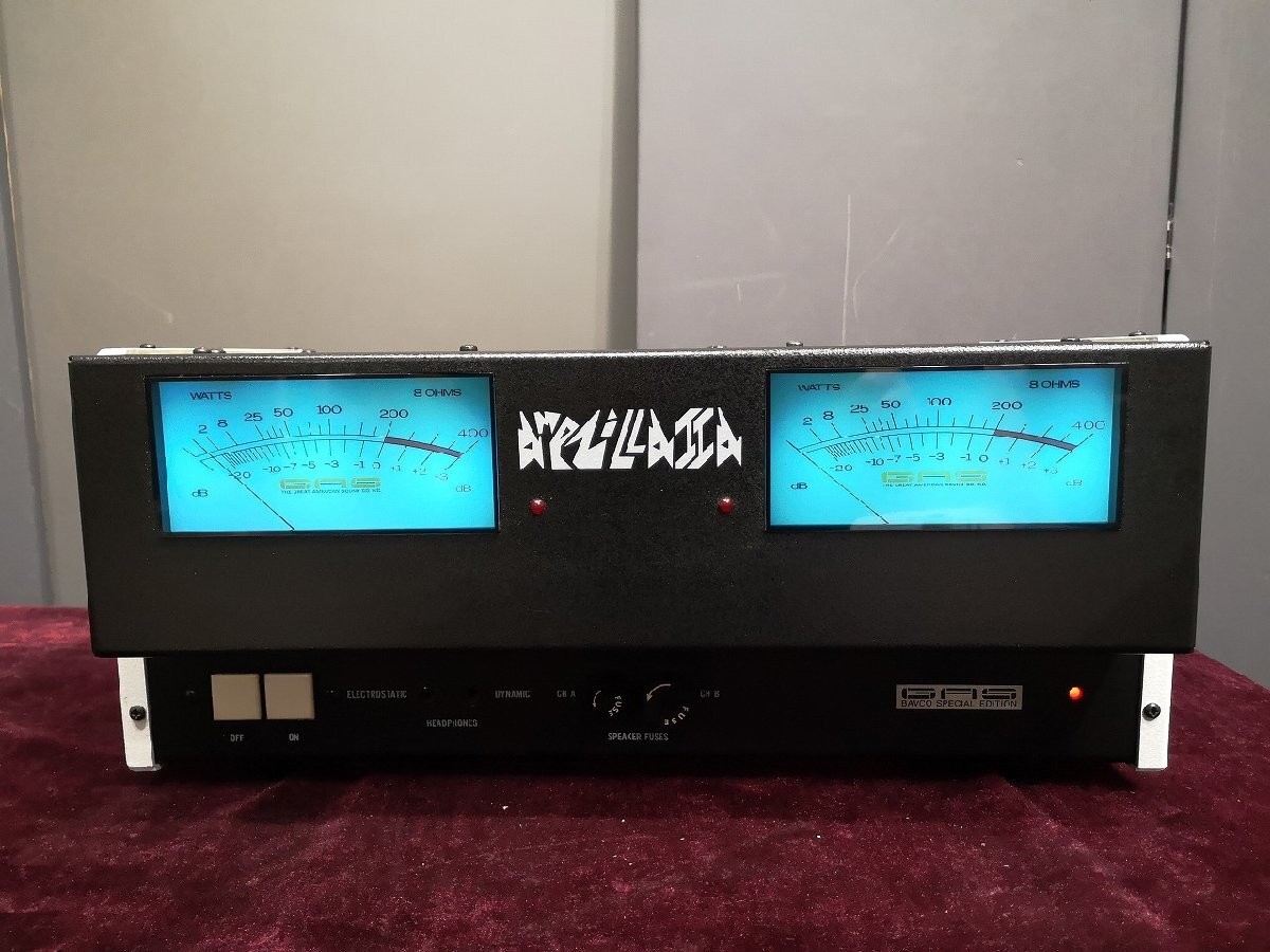 GAS Ampzilla IIA 2A Stereo Power Amplifier Blue Eyes Serviced