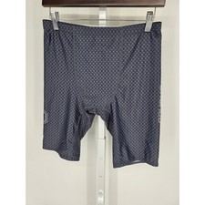 Onvous Mens Sz 34 Compression Jammer Swimsuit Swim Trunk Blue Gray Competitive