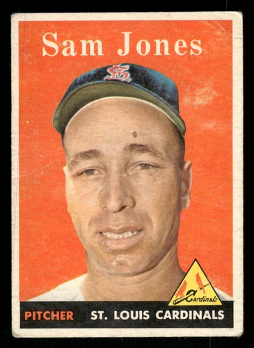 Sam Jones #287 1958 Topps card