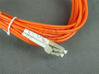LC-SC 5 Meters MM LC-SC Duplex 50/125 OM2 Fiber Patch Cord Jumper Cable *cm