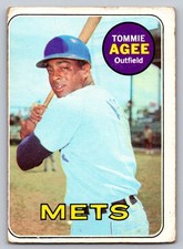 1969 Topps - #364 Tommie Agee | New York Mets PR