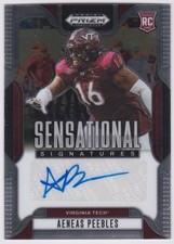 2025 PANINI PRIZM DRAFT PICKS RAVENS AENEAS PEEBLES SENSATIONAL SIGNATURES RC