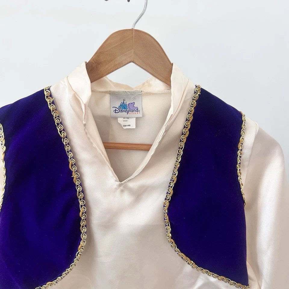 Chicos Disney Resort Aladdin Sedoso Top y Chaleco Disfraz De Colección Niños 6-6x RARO Foto 2 de 4