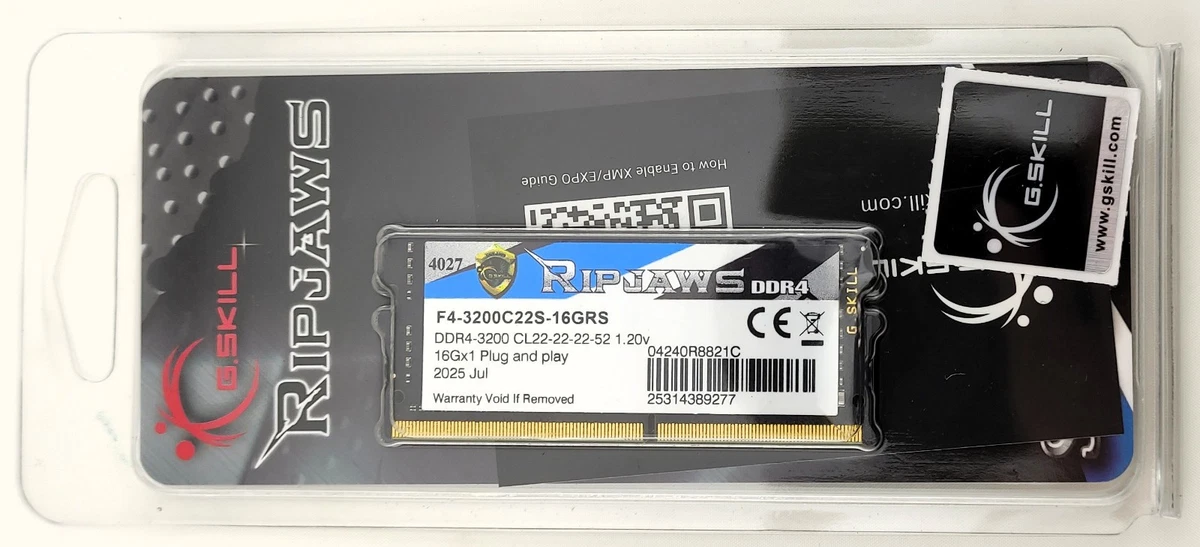 G. SKILL SO-DIMM DDR4 SDRAM Memory (RAM) for sale | eBay
