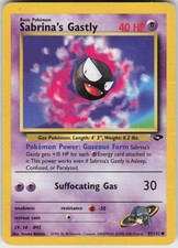 Sabrina's Gastly 97/132 Common Gym Challenge Pokemon Moderately Played on eBay