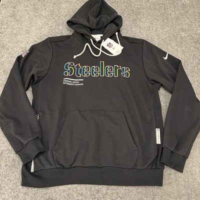 Nike Pittsburgh Steelers Hoodie Mens Large Crucial Catch Pullover NFL 2025 NEW
