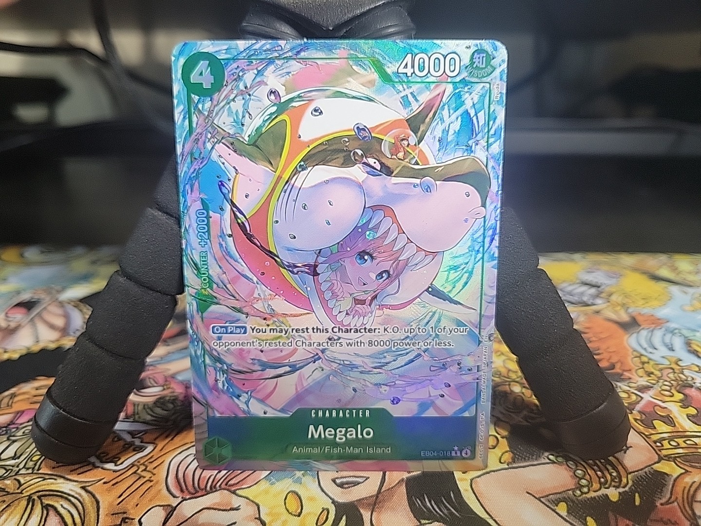Megalo EB04-018 R ALT ART - The Azure Sea's Seven ENGLISH OP14 One Piece