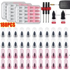 180Pcs Rubber Tire Nail Repair Kit Screw In Tire Plugs for Car Truck SUV Van