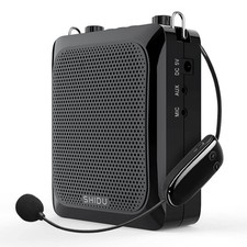 25W Wireless Voice Amplifier with Bluetooth 5.3, Portable PA System with Reve...