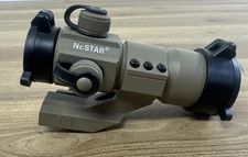 NcSTAR 1x35 Red Green Blue Dot Airsoft Rifle Sight w/ Cantilever Mount DRGB135