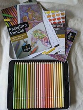 Castle Arts 48 Premium Pasteltint Pencils set artists v.g.c