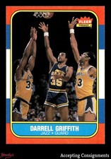 1986-87 Fleer #42 Darrell Griffith JAZZ