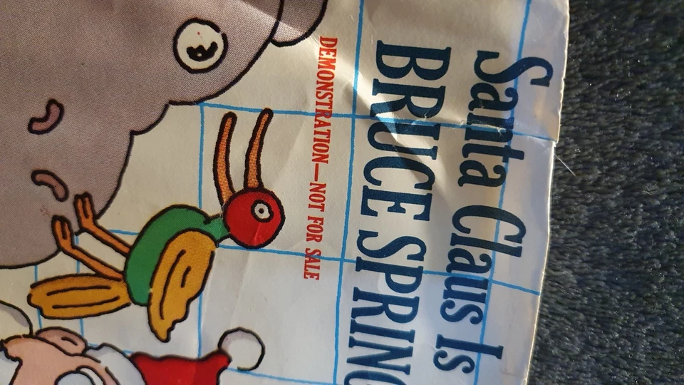 Bruce Springsteen Santa Claus Is Comin' To Town (1981) PROMO 45rpm Rock Holiday - Bild 2 von 4