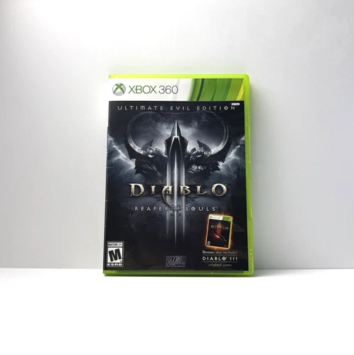 Diablo III Ultimate Evil Edition Xbox 360 CIB Refurbished & Tested Free Shipping