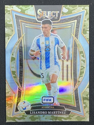 Lisandro Martinez 2024-25 Panini Select FIFA Terrace Camo Prizm /135 #57