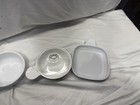 Set Of Four French White Corning Ware Information In Picture — photo 3