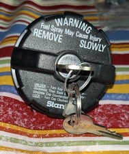 Locking Gas Cap Fuel Tank with Keys Gas Cap Lock Locking Fuel Cap Cover