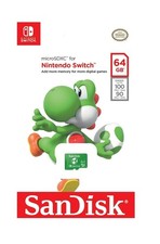 SanDisk 64GB microSDXC Memory Card for Nintendo Switch   NEW Factory Sealed