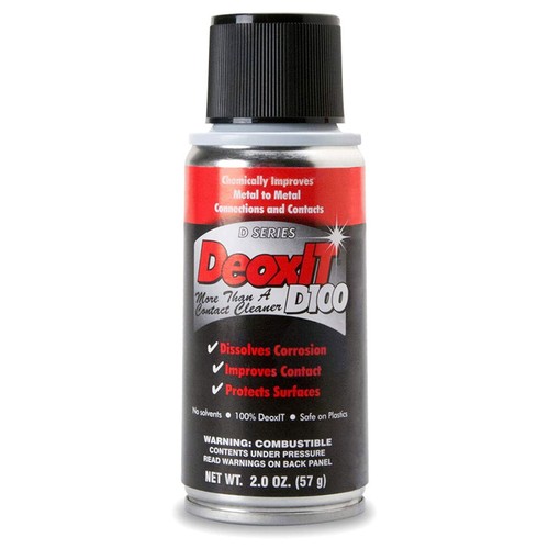 Caig DeoxIT Kontaktspray D100S-2 Kontakt-Reiniger mit Mikrofasertuch - Picture 2 of 5