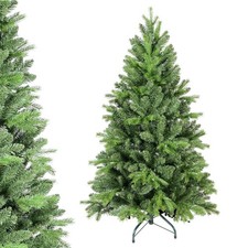 5foot Artificial Christmas Tree Full Classic Spruce Xmas Tree 756 PE PVC Tips