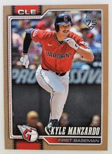 2026 Topps Series 1 - Kyle Manzardo - Card #309 - Gold Parallel Insert /2026