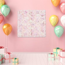 Artificial Flower Wall Background Silk Rose Flower Panels Wedding Backdrop Decor