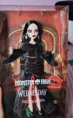 Mattel Monster High × Wednesday Morticia Addams Collector's Doll