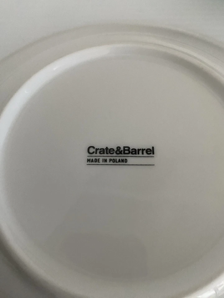 Juego de 4 cuencos de sopa/pasta CLÁSICO BLANCO todos los días de 9" Polonia NHH-719 Foto 2 de 4