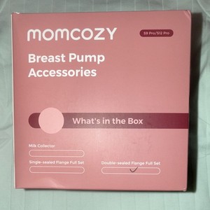Momcozy Double-sealed Flange Full Set for S9 Pro/S12 Pro Breast Pump, Pink