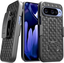 Designed for Google Pixel 10 / Pixel 10 Pro Case with Belt Clip Holster - Kickst