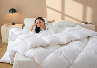 Sleep Deeper Every Night - Queen Down Comforter 90x90 Inch