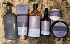 Bath & Body Works X6 Pc Cinnamon Sandalwood Shower Gel, Cream, Butter Mist Melt