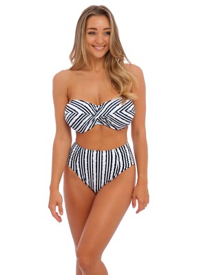 REDUZIERT - FANTASIE SUNSHINE COAST TWIST FRONT U/W BANDEAU BIKINI BH - HOSE SE - MARINEBLAU