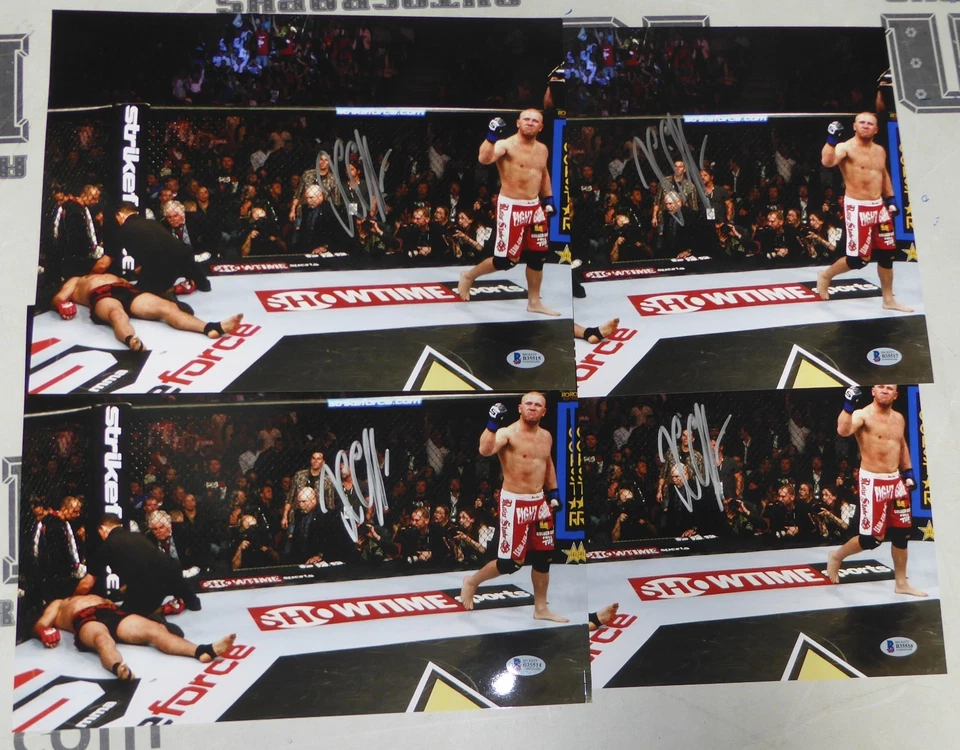 Sergei Kharitonov Signed 11x14 Photo BAS Beckett COA StrikeForce 2011 Grand Prix - Image 2 of 4