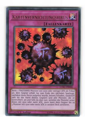 Yugioh KARTENVERNICHTUNGSVIRUS , lckc-de046 Ultra Rare deutsch NM 1. Auflage