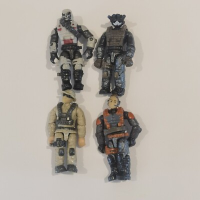 mega Construx 4×loose figure COD  Keegan P. Russ SPECIALIST SPECTRE Battery