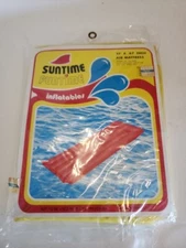 Vintage 80's New Old Stock SUNTIME is FUNTIME Inflatable Lounger