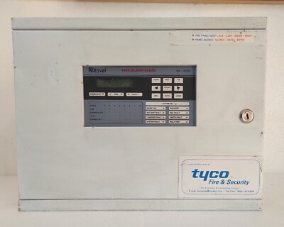 FIRE ALARM TYCO RAVEL ELECTRONICS RE-2558 FIRE ALARM PANEL