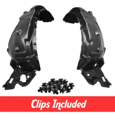 Driver & Passenger Side Fender Liner Set w/ Clips For 2006-2008 Lexus IS250
