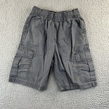 Childrens Place Shorts Youth 10 Gray Cargo Casual Outdoor Elastic Waist Boys
